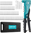 LIBRATON Heavy Duty Rivet Gun, Pop Rivet Gun Set, Professional Hand Riveter