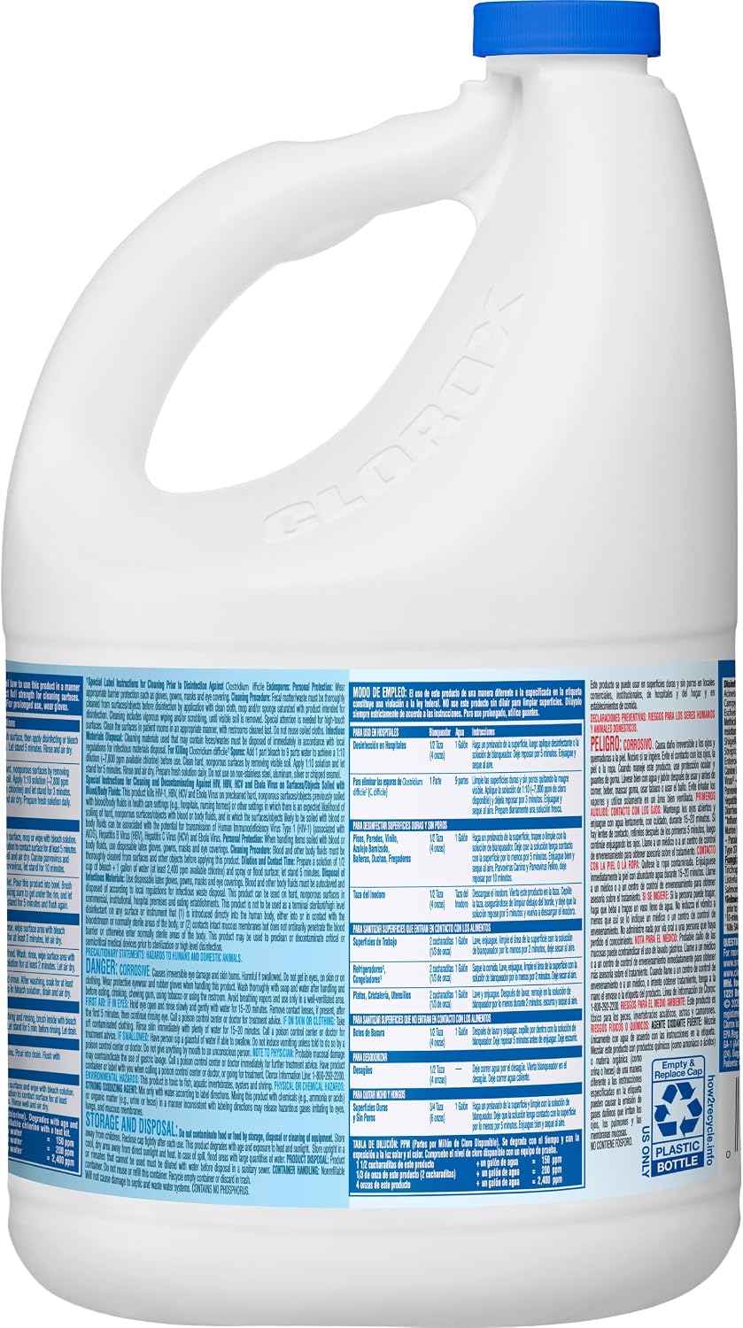 Clorox® Ultra Germicidal Bleach, 121 Oz, Case Of 3