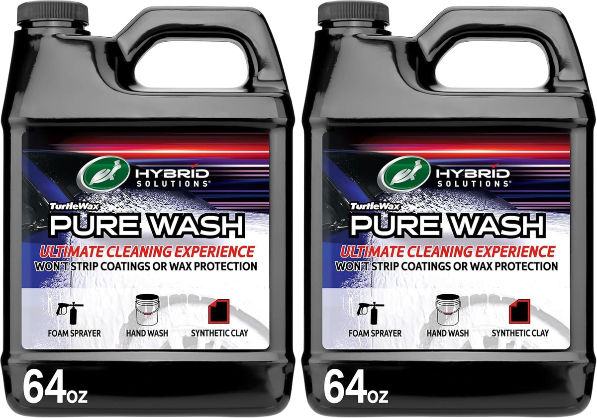 Turtle Wax Pure Wash Foaming pH Neutral Car Soap, 64 oz. (Pack of 1)