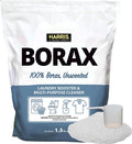 Harris Borax Powder Hard Water Laundry Booster and Powerful Multi-Purpose Cleaner, 1.5lb (Unscented)