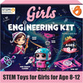 Butterfly EduFields 100+ Girls Engineering Science Kit for Kids Age 8-12