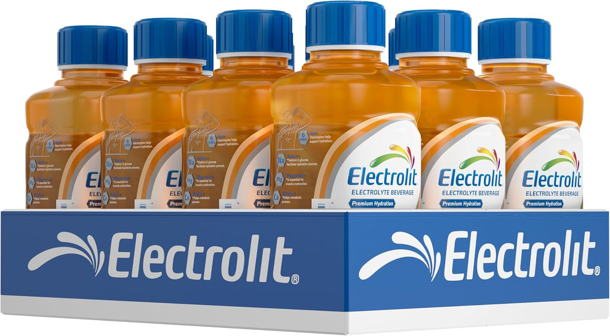 Electrolit, Electrolyte Beverage, Coconut, 21 Fl Oz (12 Pack)