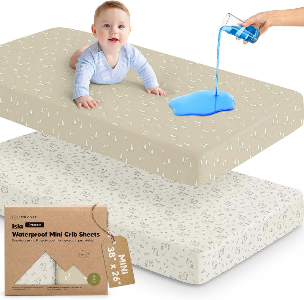 Pack and Play Sheets Fitted 2pk Mini Crib Sheet Pack N Play (Butterflies)
