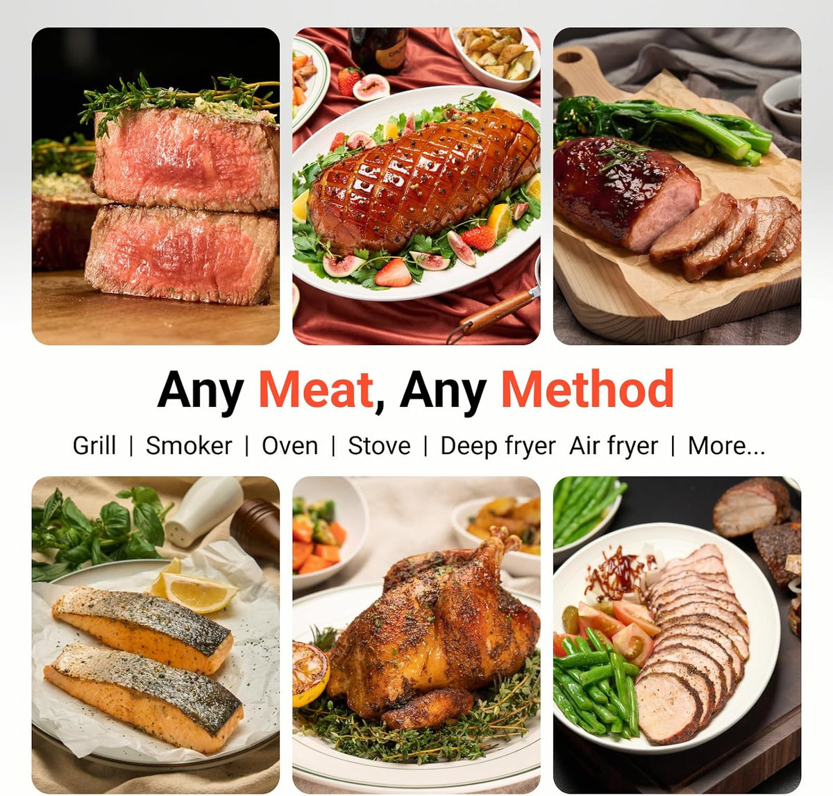 ThermoMaven Smart WiFi Wireless Meat Thermometer for Grilling with 2 Probes