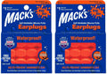 Mack's Soft Moldable Silicone Putty Ear Plugs - Kids Size, 6 Pair - Comfortable Small Earplugs for Swimming, Bathing, Travel, Loud Events and Flying | Made in USA