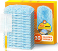 REKOPI 30 Count One-Sided Duster Refills Compatible with Swiffer Duster