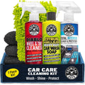 Chemical Guys, 7-Piece Car Cleaning Kit, Wash, Wheel & Interior Cleaners