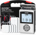 AUVON Rechargeable Digital TENS Unit Muscle Stimulator with 600 mAh Battery