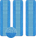 4-Pack 18 Inch Microfiber Mop Pads Compatible with Bona, Washable Reusable