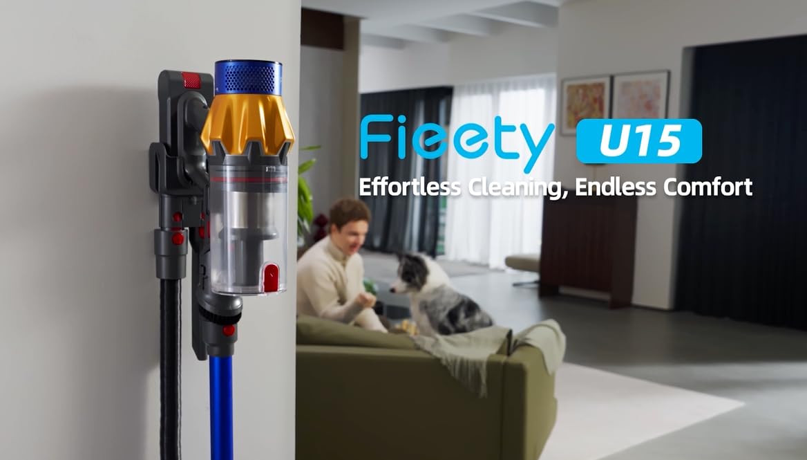 Dual-Battery Cordless Vacuum Cleaner 130 Mins(Eco) 50KPa 600W, Stick Vacuum