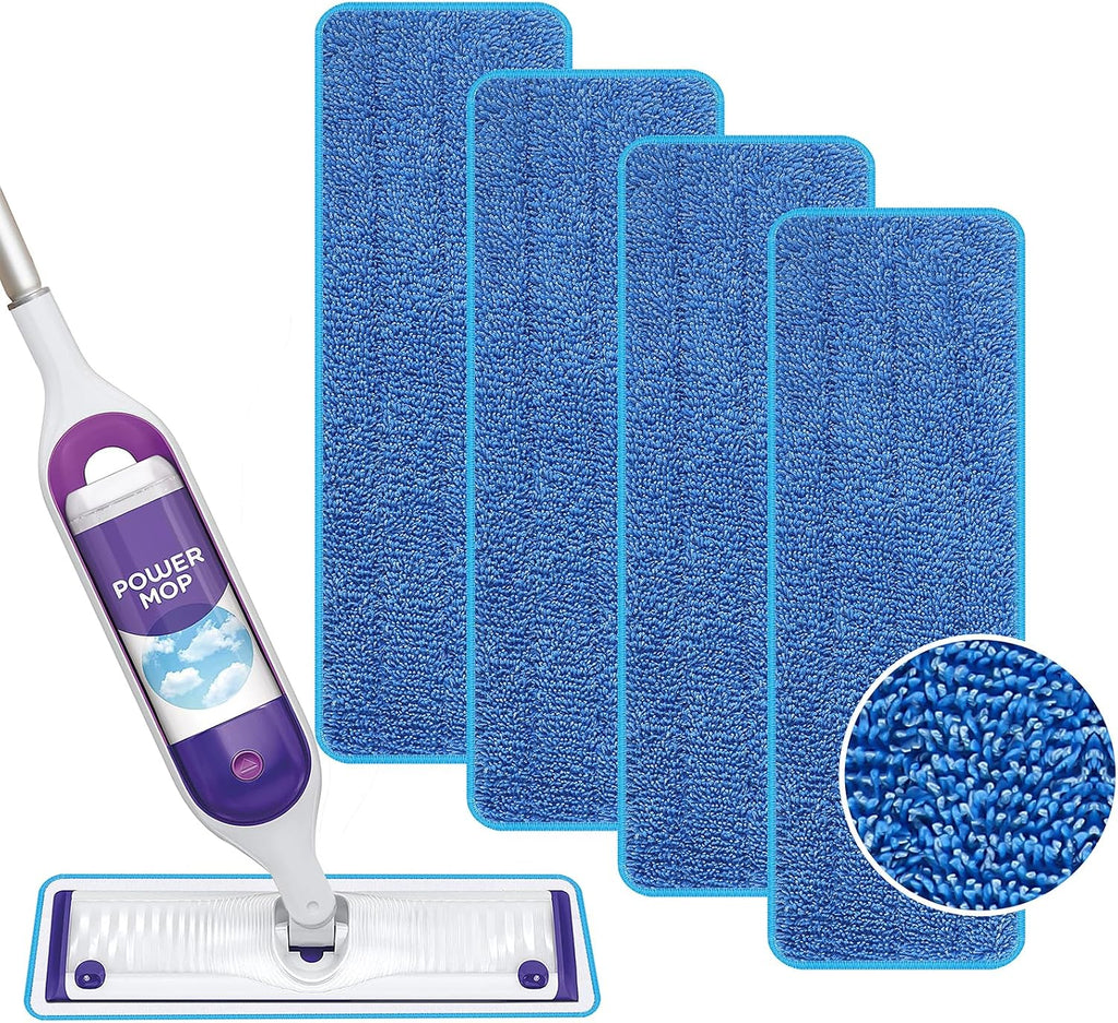 Reusable Power Mop Refills Pads Compatible with Swiffer PowerMop