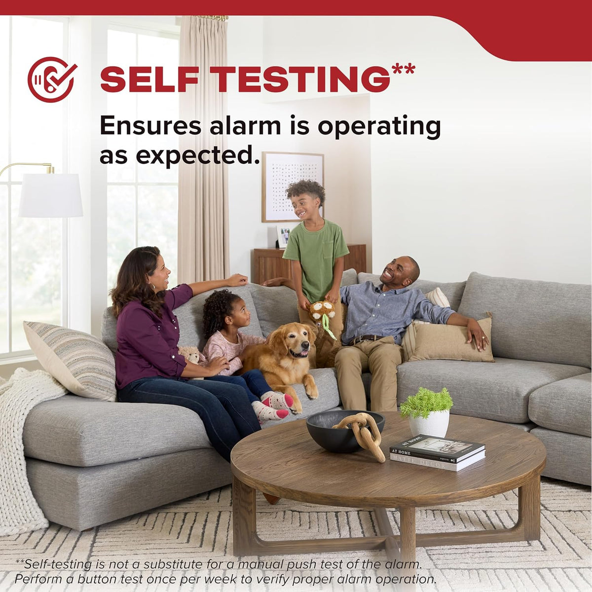 Kidde Compact Smoke Detector, AA Battery-Powered, 10SDR