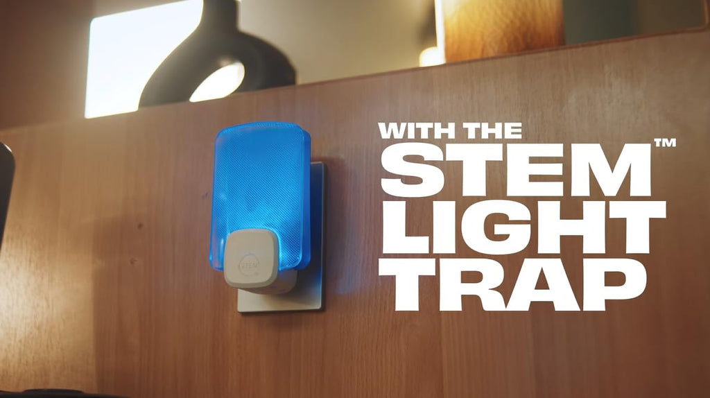 STEM Flying Insect Indoor Trap, UV Light Plug-In, 1 Device + 3 Cartridge