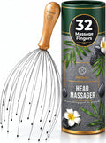 HELDSON Wire Head Massager 32 Fingers – Scalp Head Scratcher Whisk Tool