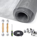 King&Charles Window Screen Replacement, 6in1 Window Screen Door Repair Kit