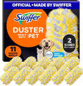 Swiffer Pet Heavy Duty Dusters Refills, Multisurface 360 Dusters with Febreze Odor Defense, 11 Count