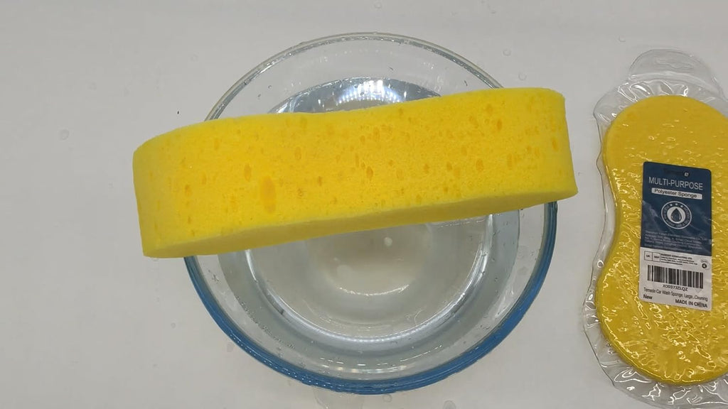 Temede Large Car Wash Sponge, Extra Thick Bone Foam Sponge for Cleaning