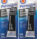 Permatex 81158 Black Silicone Adhesive Sealant, 3 oz. Tube, Pack of 1