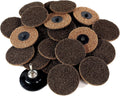 S SATC 46PCS Sanding Discs 2 Inch Quick Change Discs 1pcs 1/4'' Holder Surface Conditioning Discs Fine Medium Coarse for Die Grinder Surface Strip Grind Polish Burr Finish Rust Paint Removal