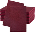 6" x 9" 320 Grit Maroon Scuff Pads 10PCS Scotch Abrasive Brite Pad