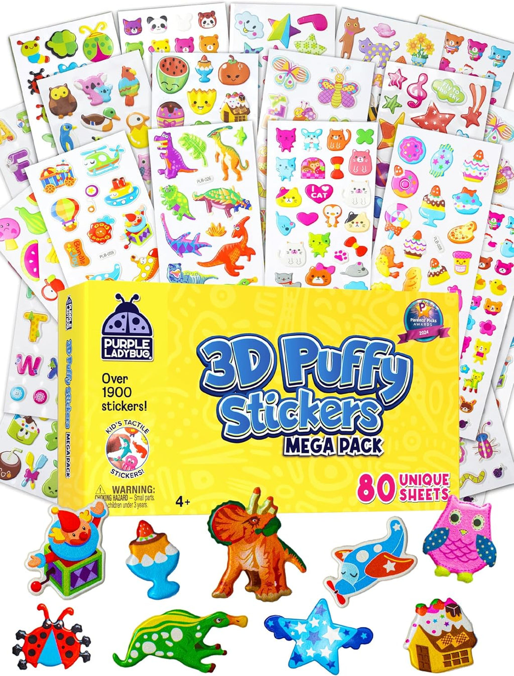 1260 Scratch and Sniff Stickers for Kids, 15 Scents - Smelly Stickers