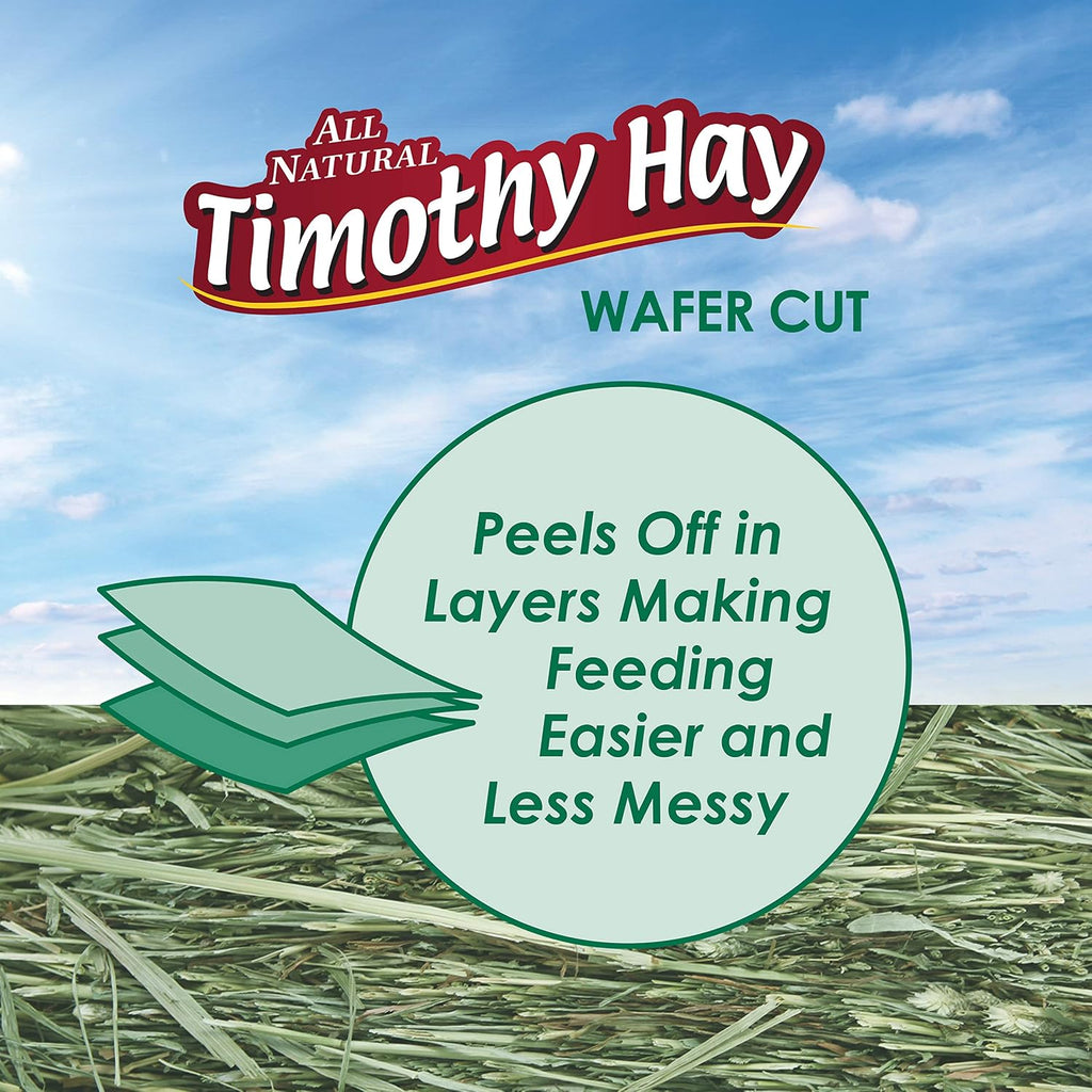Kaytee Wafer Cut Timothy Hay for Rabbit & Guinea Pigs, 60 Ounce