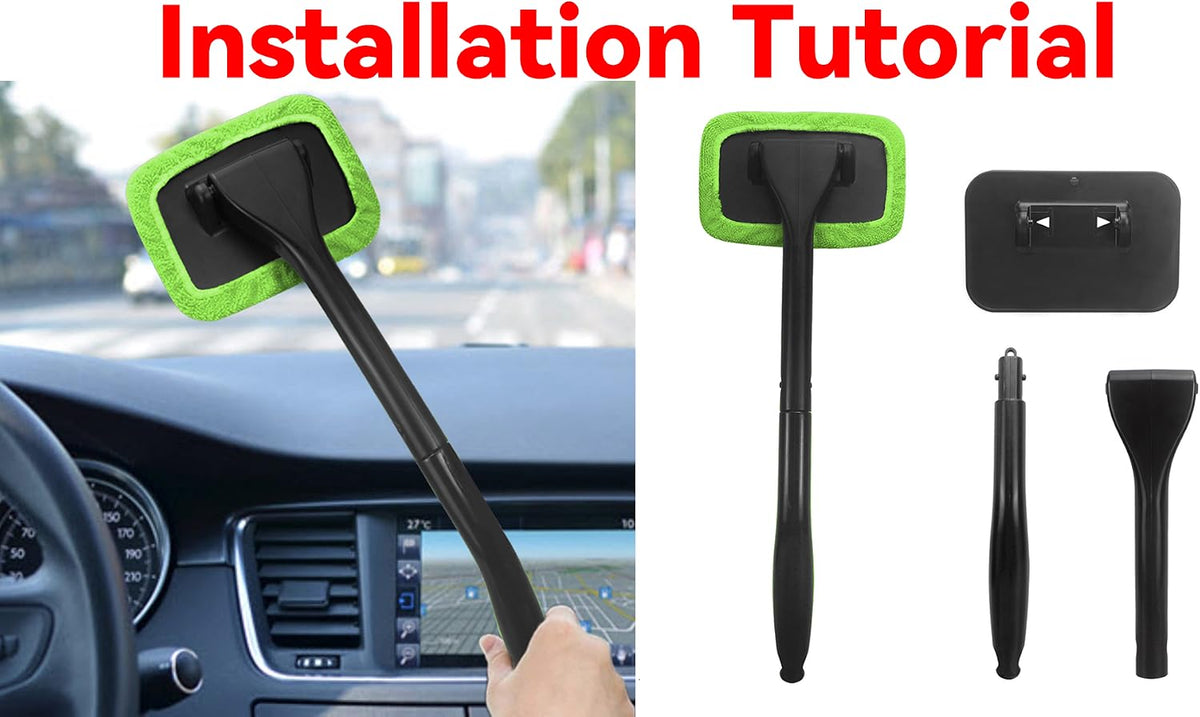 Car Windshield Cleaner Tool, Inside Windshield Cleaning Tool