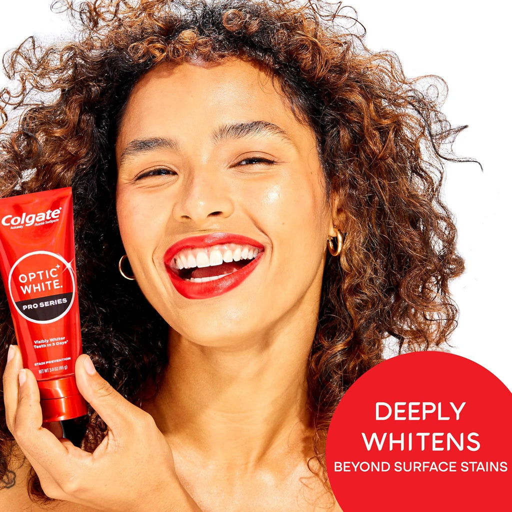 Colgate Optic White Pro Series Teeth Whitening Toothpaste, 2pk, 3oz