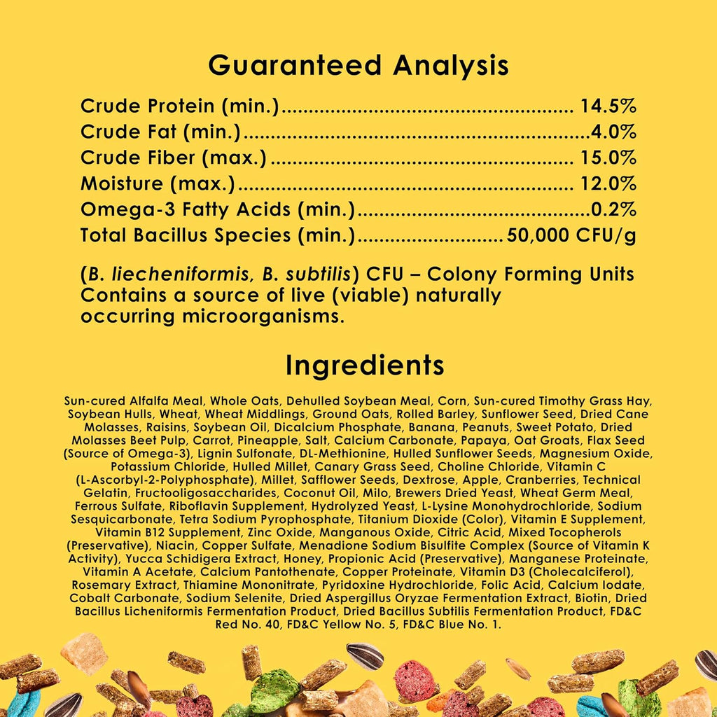Kaytee Fiesta Chinchilla Food, Nutritious Blend, 2.5 Pounds