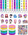 Demon Movie Hunters Birthday Party Supplies, 86pcs Birthday Party