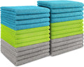 AIDEA Microfiber Cleaning Cloth-50PK, Microfiber Towels for Cars 12"x12"