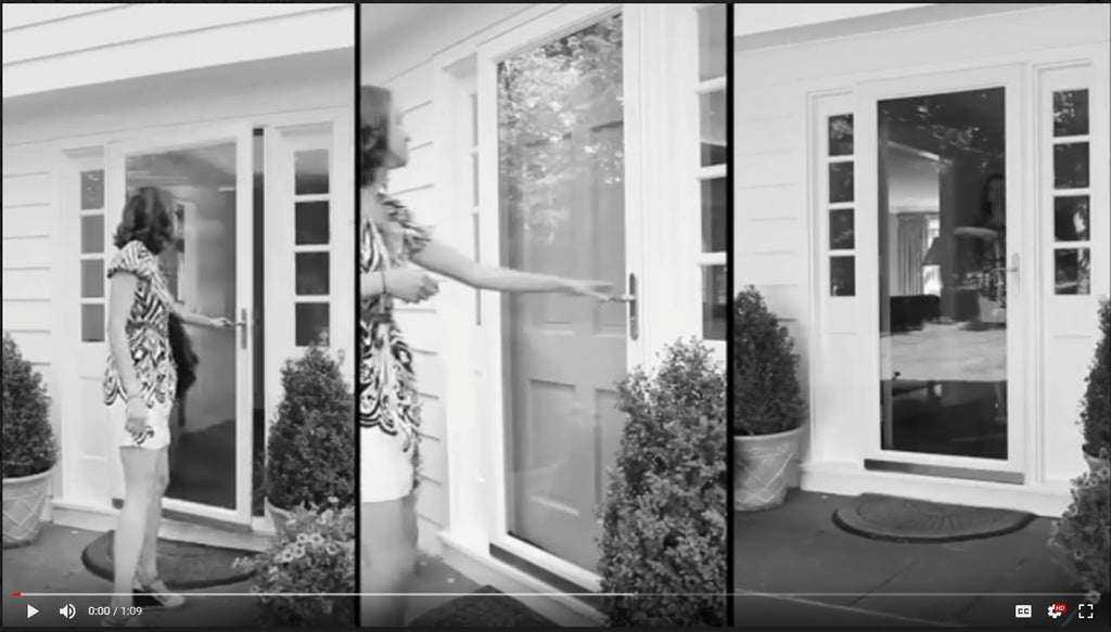 GREENSTAR Touch 'n Hold Smooth - Dual Door Closer System - Heavy Duty - for (Medium and Heavy Weight) Storm, Screen, & Security Doors - New Doors or Replacement for Previous Units (White)