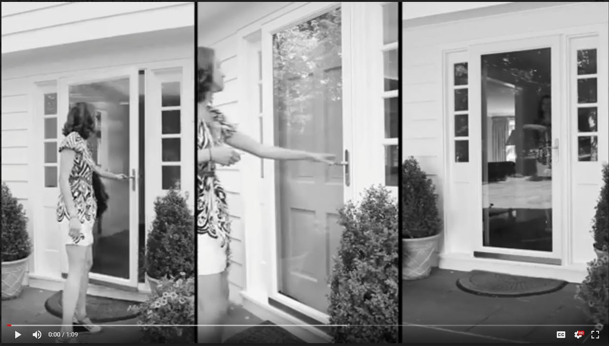 GREENSTAR Touch 'n Hold Smooth - Dual Door Closer System - Heavy Duty - for (Medium and Heavy Weight) Storm, Screen, & Security Doors - New Doors or Replacement for Previous Units (White)