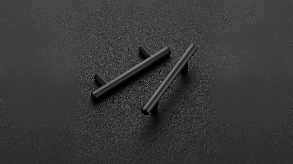 Ravinte Cabinet Handles,5" Length,3" Hole Center,Matte Black,30 Pack