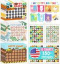 12 Potty Training Chart for Toddler Girls Sticker Reward Chart for Kids