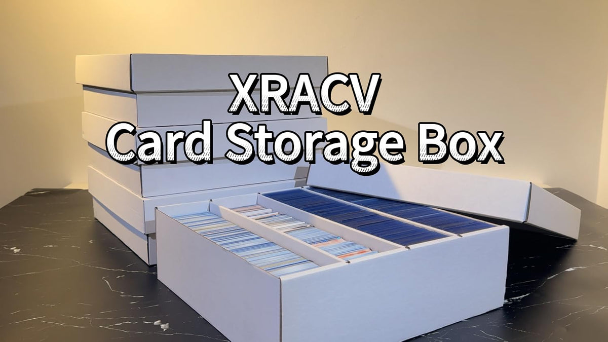 5-Pack Toploader Trading Card Storage Box, 4 Row 3200 Count Cardboard Box