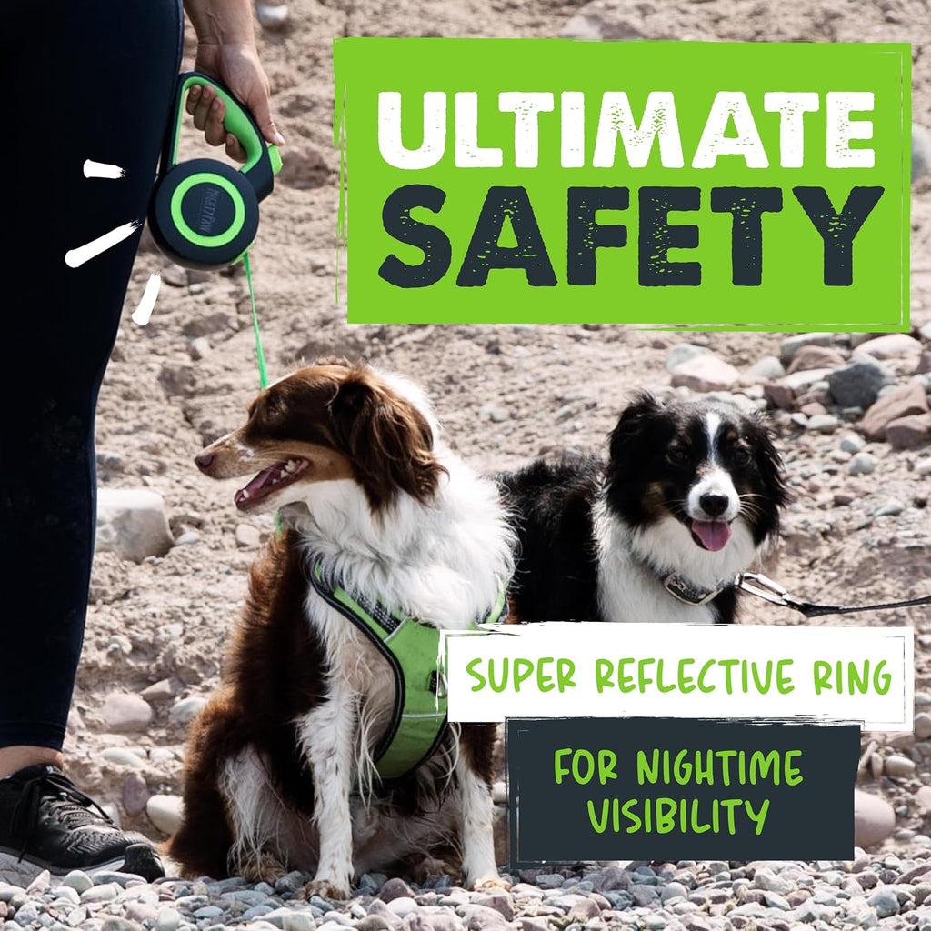 Mighty Paw Retractable Dog Leash 2.0, 16 Ft, for Medium Dogs, Heavy Duty