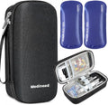 Medineed Temperature Display Insulin Travel Case TSA Approved,Black