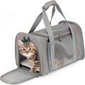 Mr. Pen- Pet Carrier, 17.5" x 11.2" x 11.5", Medium Size, Gray