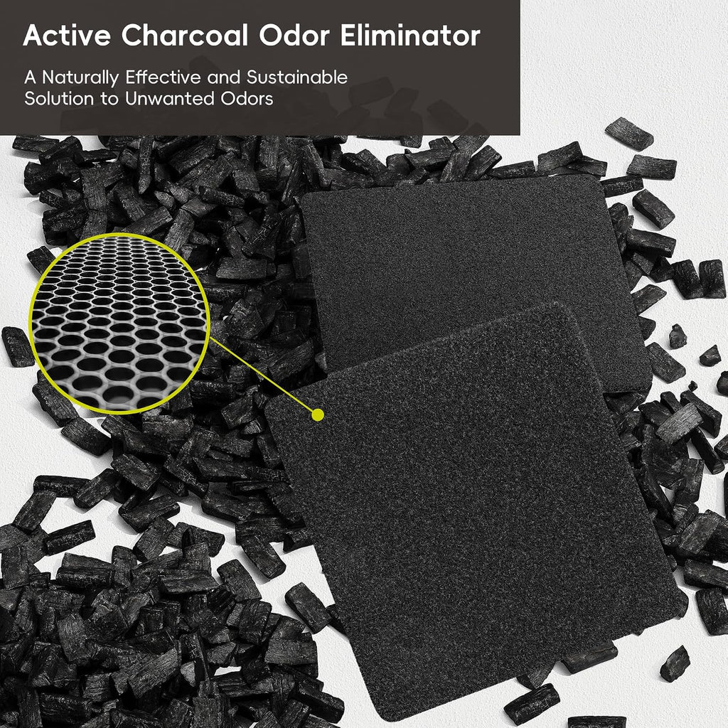 EKO Trash Can Deodorizer Filter Kit with Case, 2-Pack