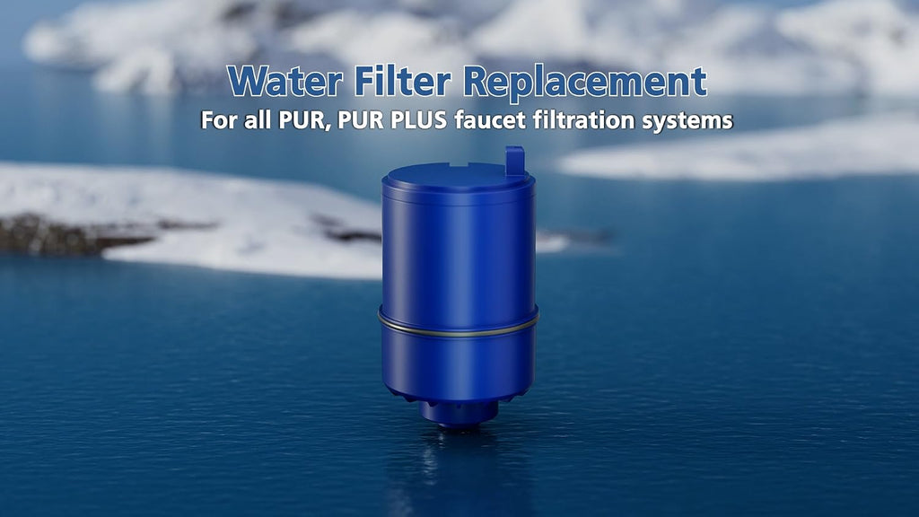 6 Pack Water Filter Replacement Compatible with All PUR®, PUR® PLUS Faucet