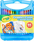 Crayola Pip-Squeaks Washable Markers 65ct, Coloring Art Supplies for Kids