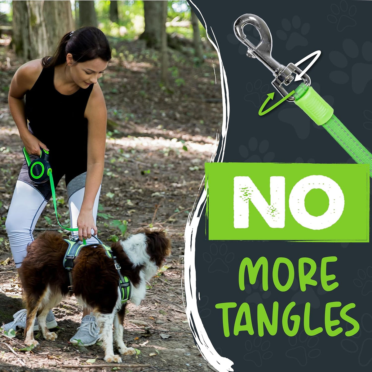 Mighty Paw Retractable Dog Leash 2.0, 16 Ft, for Medium Dogs, Heavy Duty