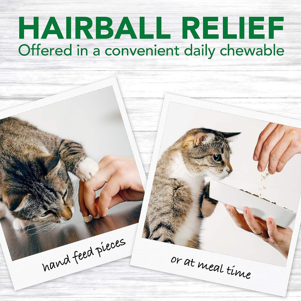 Vet's Best Cat Hairball Relief Chewable Tablets, Digestive Aid, 180 Count