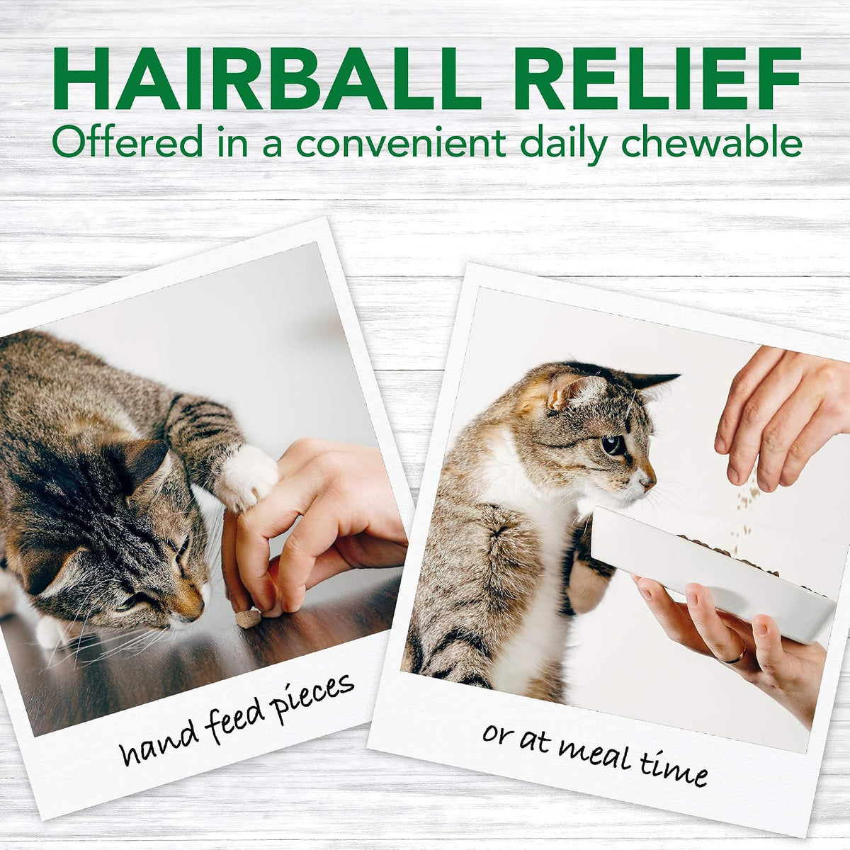 Vet's Best Cat Hairball Relief Chewable Tablets, Digestive Aid, 180 Count