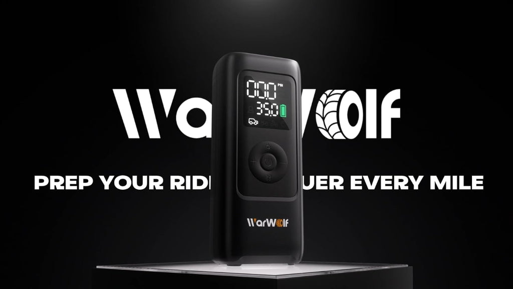 Smart Tire Inflator, Auto Shut-Off at Target PSI, Portable Air Compressor
