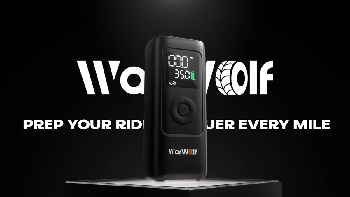 Smart Tire Inflator, Auto Shut-Off at Target PSI, Portable Air Compressor
