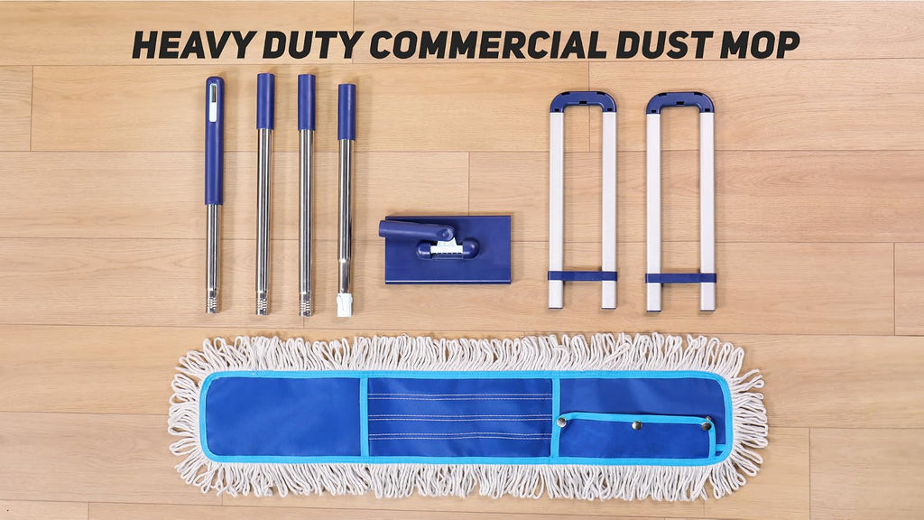 36" Commercial Dust Mop: Dust Broom for Hardwood Floors Cleaning