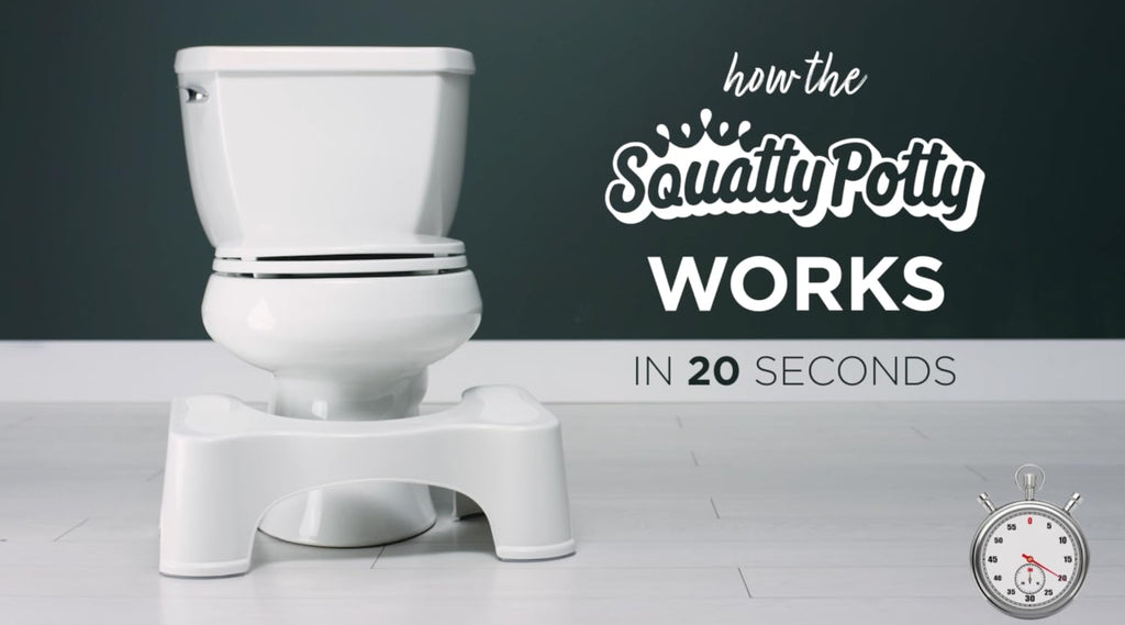 Squatty Potty Adjustable 2.0 Bathroom Toilet Stool 7 inch & 9 inch. - White