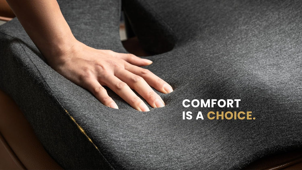 Car Seat Cushion for Driving, Sciatica Pain Relief Car Pillow and Seat Pad